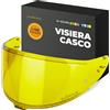 Everalo Visiera Compatibile con Shoei Nxr 2 - Z8 - Xspr Pro - X15 - Cwr F2 (Giallo Notte)