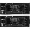 BIAREN 2 luci posteriori per targa, per Renault Master, Trafic, Megane, Clio, Laguna, Twingo, Kangoo, Kadjar, Koleos, Opel Movano, Nissan Interstar NV