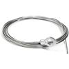 FortuneGlobe Cavo in acciaio per frizione acceleratore a gas, diametro 1,5 mm x 2,5 m, con occhiello Ø 7 mm, riparazione universale per tosaerba, decespugliatore, motocoltivatore