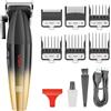 VGR Tagliacapelli professionale da uomo, kit senza fili, 9000 giri/min, macchina da barbiere per taglio di capelli da uomo, tagliacapelli lungo, leva conica, ricaricabile tramite batteria USB-C da 250
