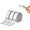 NIIMBOT 3 rotoli etichette 14 x 40 mm (trasparente) per stampanti di etichette D110, D11, D101, impermeabili e resistenti all'olio, personalizzabili e modificabili per casa, scuola e ufficio