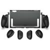 Savage Raven by Skull & Co. FissionGrip: Dockable Split Protective Case for Nintendo Switch 2 (2025), Slim PC Shell with Detachable Grip Cover- Black