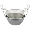 ILSA Friggitrice con Cestello, Ferro Spazzolato e Nichelato, Diametro 42 cm