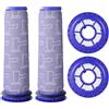 Durpeak Filtri di ricambio per Dyson DC41, DC65, DC66, UP13, UP20, UP30, 2 filtri post-motore e 2 filtri pre-motore per aspirapolvere Dyson Ball Animal 2, Ball Animal 3, sostituisce le parti # 920769-01