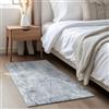 Tinyboy-hbq Tappeto Salotto Moderno Soggiorno Lavabile Tappeti Moderni Astratti Camera da Letto per la Casa Grigio Pelo Corto Home Decorazioni(Astratto Grigio Bianco/Multi,60x120cm)