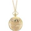 Hemobllo 1 Pc orologio da tasca d'oro orologio antico orologio da tasca dorato orologio da tasca cronometrato tempismo treno souvenir orologio da petto guarda specchio di plastica