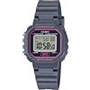 Casio Orologio da donna LA20WH-1ACF classico digitale in resina nera, Grigio/rosa, Orologio al quarzo