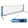 IPEB Rete da tennis da 3 m per cortili, rete pratica pieghevole per vialetto, leggera, portatile, facile da installare, con borsa per il trasporto, per interni ed esterni