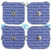 Compex Elettrodi Cefar Compex con connettori a clip-4 électrodes carrées 50 x 50 mm
