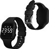 HUYVMAY Bambini Orologio Digitale Fitness Tracker Senza App/Bluetooth, Impermeabile LED Orologio Polso con Contatore Calorie/Distanza Sveglia Pedometro Orologio Sportivo per Bambini Ragazzo Ragazza