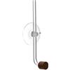 DONGKER Diffusore CO2 Acquario,Atomizzatore CO2 Forma con Ventosa per Acquari e Piante Acquatiche (Acquario Fino a 30 cm)