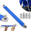 TOATELU Pro Zero Offset Extension Wrench - Chiave di prolunga con adattatore di azionamento da 1/2, 1/4 e 3/8, multifunzione Zero Offset Extension Wrench per riparazione auto e casa