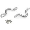 SeeRaphee 304 In Acciaio Inox Pad Eye Strap per Barca Maniglia Porta Tirare Hardware Manopola Maniglia Set M4 10 PZ con Viti