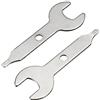 tooloflife Chiave a bussola da 3/8 per Dremel, Artigiano e Decker o Utensile Rotante, Chiave a dado in acciaio inox, confezione da 2