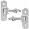 KOTARBAU® Set 2 Pezzi Cardini Per Cancello - Acciaio - 130 mm M18 - Argento - Cardine Regolabile per Cancello - Cerniera Zincata - Per Cancelli Da Giardino E Legno - Cerniere Portone Ferro
