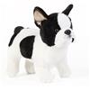 Tiny Heart bulldog francese Peluche 26cm/10 Realistica Peluche Animale Adorabile Regali Morbidi e Carini bulldog francese Peluche per Bambini Ragazzi e Ragazze Giocattoli Peluche per bambini bianco
