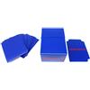 docsmagic.de Deck Box Full + 100 Double Mat Blue Sleeves Standard - Porta Mazzo & Bustine Blu - PKM MTG