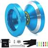 MAGICYOYO Yoyo N8 reattivo per bambini a adulti principianti, con cuscinetto di ricambio non reattivo per giocatori di livello avanzato Yo-yo, metallo, Blu