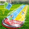 Hlayshing 15.8 ft/480 cm Doppio Scivolo ad Acqua Doppio con 2 Bodyboards,Scivolo Acquatico Giardino,Scivolo per Piscina Fuori Terra per Bambini e Adulti,Festa Estiva,Prato,Attività Acquatiche All'Aperto