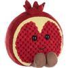 Apricot Lamb Peluche di melograno fresco per bambini, morbido e carino, per bambine e ragazzi, frutta soffice, melograno rosso, 12 cm