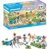 PLAYMOBIL Horses of Waterfall 71495 Torneo di Equitazione dei Pony, emozionanti competizioni per Giovani Campioni, con Una Vasta Gamma di Accessori, Giocattolo per Bambini dai 4 Anni in su