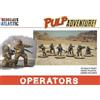 Wargames Atlantic, Pulp Adventure, operatori, figure in plastica dura da 28 mm
