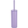 Spirella Scopino per WC Spirella con supporto in acciaio, Akira, testina intercambiabile e robusto supporto in acciaio con contenitore igienico, scopino WC chiuso, lavanda opaca, 40 x 9,5 x 9,5 cm
