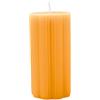 Villeroy & Boch - Fleur Gifts candela, dimensioni: ca. 7,5 × 15 cm, gialla, candela decorativa con motivi floreali, cera (paraffina)