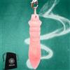 Vibratis Pendolo Esoterico Egizio di Radioestesia THOT in QUARZO ROSA | Pendolo Divinatorio Magnetizzatore in Quarzo Rosa Ideale per le Cure Emotive [Soddisfatti o Rimborsati A VITA]