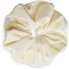 SXQLYH Elastico per capelli Scrunchie in velluto elastico, 18 cm di spessore, morbido e confortevole, per coda di cavallo, per capelli invernali bobble da donna, capelli lunghi spessi (beige)