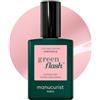 Manucurist smalto semipermanente rossa pallido Green Flash Hortencia - Smalto per unghie gel - Smalto 12-free, bio-based (84%) - Made in France - 15 ml