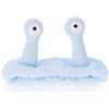 Molain Fascia Per Capelli Il Viso Con Palma E Lumaca Fascia Elastica Per Capelli Da Donna In Pile Di Corallo Accessorio Creativo Per Lavare Il Viso Doccia Sport Bellezza Cura Della Pelle (Blu)