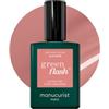 Manucurist Smalto Semipermanente Unghie Rosa Cipriato Green Flash Old Rose - Gel Unghie - 12-free, bio-based (84%) - Manicure Professionale - Made in France - 15 ml