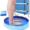 GUIZIYAO Vaschetta Lavapiedi per Piscina, Vasca pieghevole per piscina, Bacinella Pieghevole Pediluvio, Piscina Piscina Pediluvio Pieghevole, per Piscina, Vasca Idromassaggio, Spa