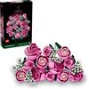 LEGO Botanicals Bouquet di Rose Rosa - Costruzioni per Adulti di Fiori Finti - I