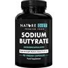 Nature Diet Sodio Butirrato, Acido Butirrico, 720 mg per Porzione, 90 Caps | Supporto al Microbiota Intestinale, Benessere per Intestino e Funzionalità Digestiva, Puro, 90 Capsule per 45 Giorni