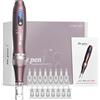 CLOUDMER Dr pen Ultima A10 - Pennino per microneedling con 16 cartucce, 12 pin/24 pin/36 pin/42 pin/Nano Round/Nano Square/Nano 3D/Nano 5D, 2 pezzi, totale 16 pezzi
