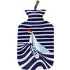 Fashy Borsa dell'acqua calda 2.0L stampata in pile - Yacht Wave