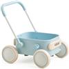 Kidpop PULA girello per bambini 6-18 mesi, carrello con ruote portatutto, carrello portaoggetti multiuso per bambini, gadget compleanno bambini, portata 15 kg (Blu)