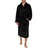 Izod Comfort-Soft Fleece Robe Accappatoio, Nero, XXL/3XL Uomo