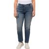 Ulla Popken Boyfriend-Jeans, Destroy-Effekte, weites Bein, Stretch, Jeans,