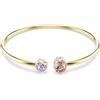Swarovski Bracciale rigido Chroma, Taglio misto, Multicolore, Placcato color oro