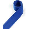 1buy3 Fettuccia da 1buy3 di polipropilene, alta 50 mm e lunga 12 metri, colore: 16 - Blu elettrico | anche alta 20mm, 25mm, 30mm o 40mm | 4 o 12 metri di lunghezza | 30 colori