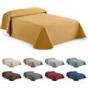 EasyCosy Copriletto Matrimoniale 250x260 Trapuntino Rombi Senape