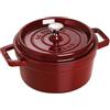 STAUB Casseruola/Cocotte in ghisa, Rotonda 22 cm, 2,6 litri, Rosso (Granata)