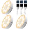 FerraDrend 3 Pezzi Luce Notturna Sensore Movimento,Luci Armadio Led con Sensore,3 Modalità Regolabili,Luce Notturna Led per Scale, Corridoio, Cameretta dei Bambini, Camera [Classe di efficienza energetica A]