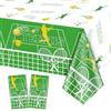QUERICKY 2 Pack tovaglie per feste di tennis, copertura del tavolo di compleanno a tema tennis, 220x130cm rettangolo copritavolo per uomini donne bambini festa di compleanno decorazioni per feste a tema tennis