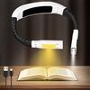HOTUT Luce per Lettura Libri a Letto Collo,LED Collo Lampada Luce da Lettura Ricaricabile,3 Temperature di Colore,Quattro Sorgenti Luminose Indipendenti,per Libro,Studio,Lavoro a Maglia,Viaggi