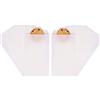 Quotidian Bianco Piatto Mini Greaseproof Kraft Carta Envelope Buste 2 3/4 x 4 1/2 (7 x 11,5cm) Confezione da 100 - Piccolo gadgets Dolce Caramella Matrimonio Coriandoli