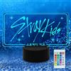 SOSAYI SKZ LED Lamp, Stray Luce Notturna, 16 Colori Intelligente Telecomando Luce Notturna Kpop Merch Regali di Natale per STAY